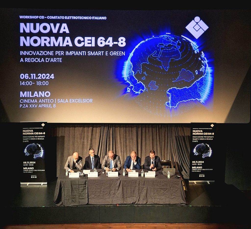 Il CEI ha presentato la nuova Norma CEI 64-8 per impianti smart e green