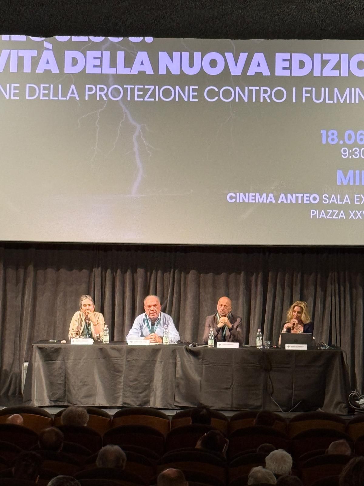 Giornata di Studio “CEI EN IEC 62305: Le novità della nuova edizione. Evoluzione della protezione contro i fulmini”
